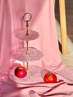 Pink etagere